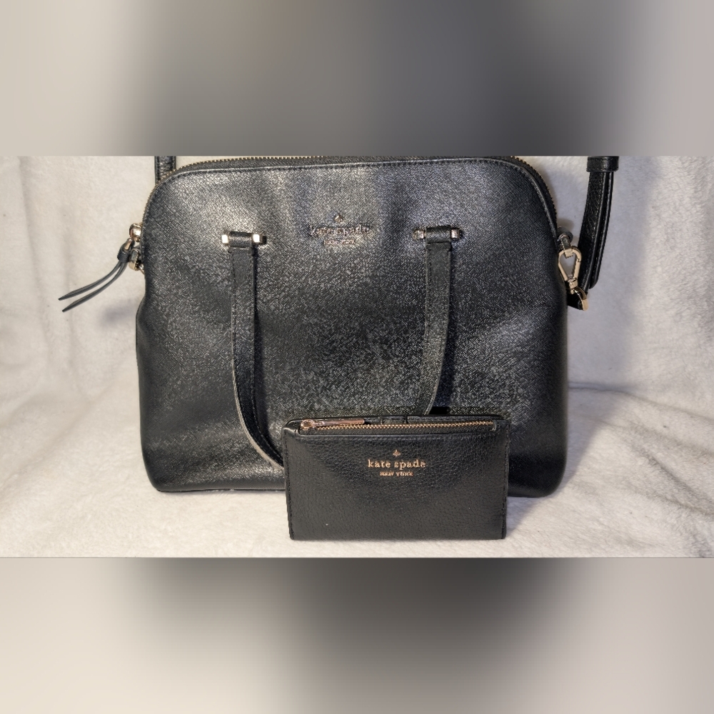 ♠️Kate Spade♠️Medium Dome Patterson Drive Satchel Crossbody & Bifold Wallet Set